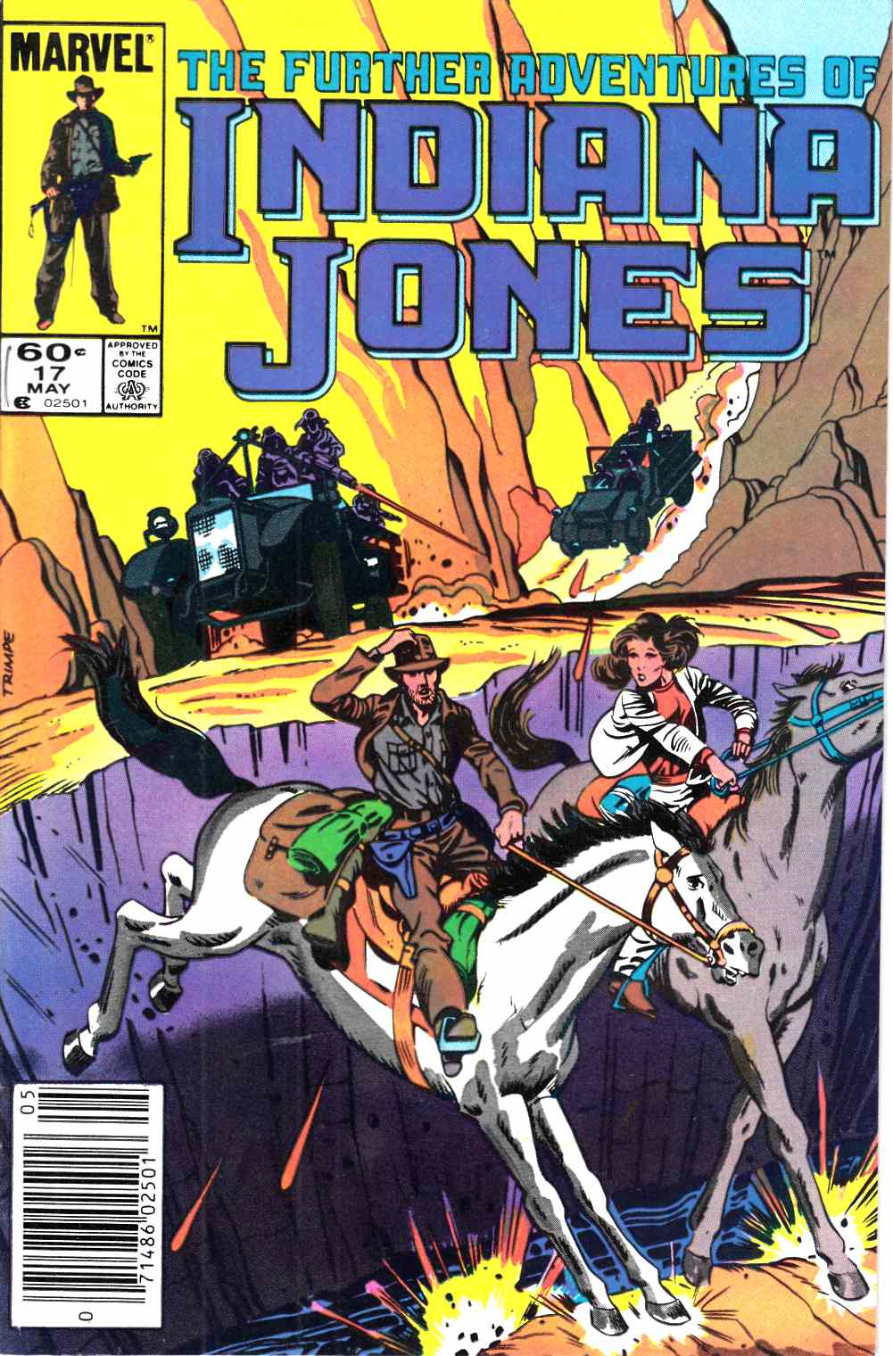 Further Adventures of Indiana Jones #17 Newsstand Edition Very Fine (8.0) [Marvel Comic] THUMBNAIL