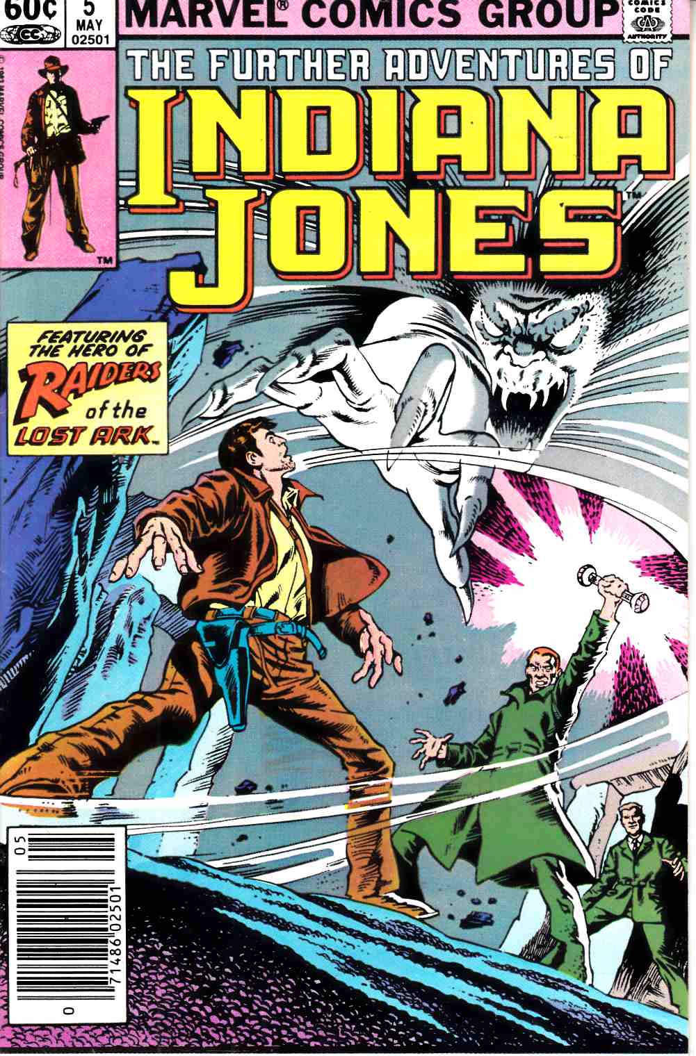 Further Adventures of Indiana Jones #5 Newsstand Edition Very Fine (8.0) [Marvel Comic] THUMBNAIL