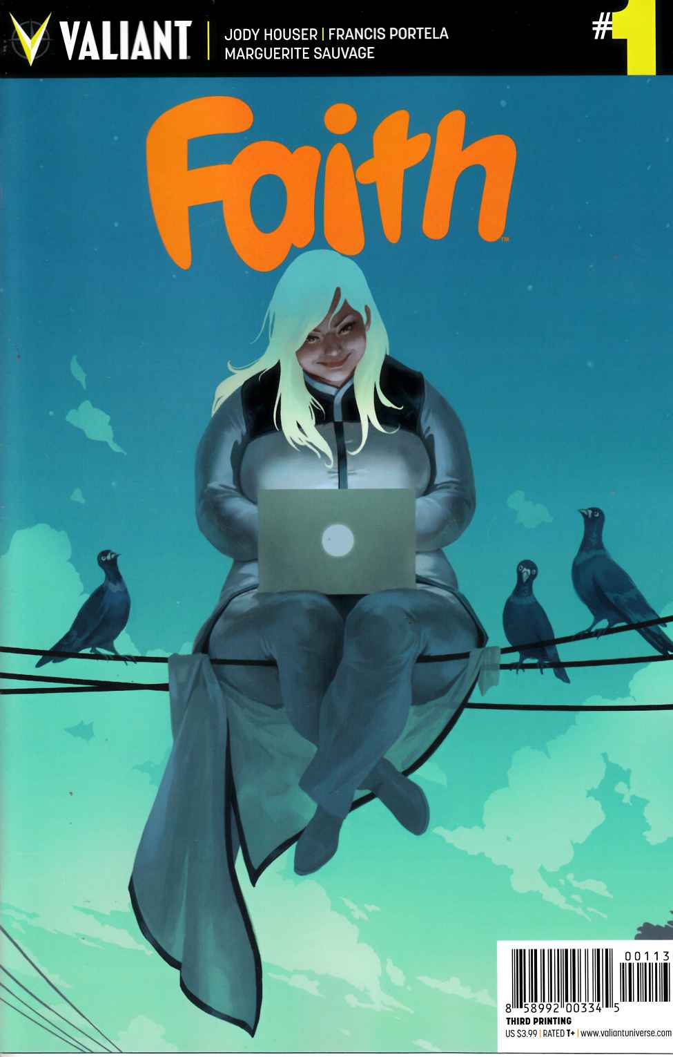 Faith #1 Third Printing [Valiant Comic] LARGE