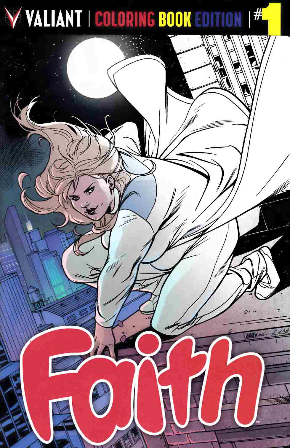 Faith (Ongoing) #1 Cover K- Coloring Book Incentive [Valiant Comic] THUMBNAIL