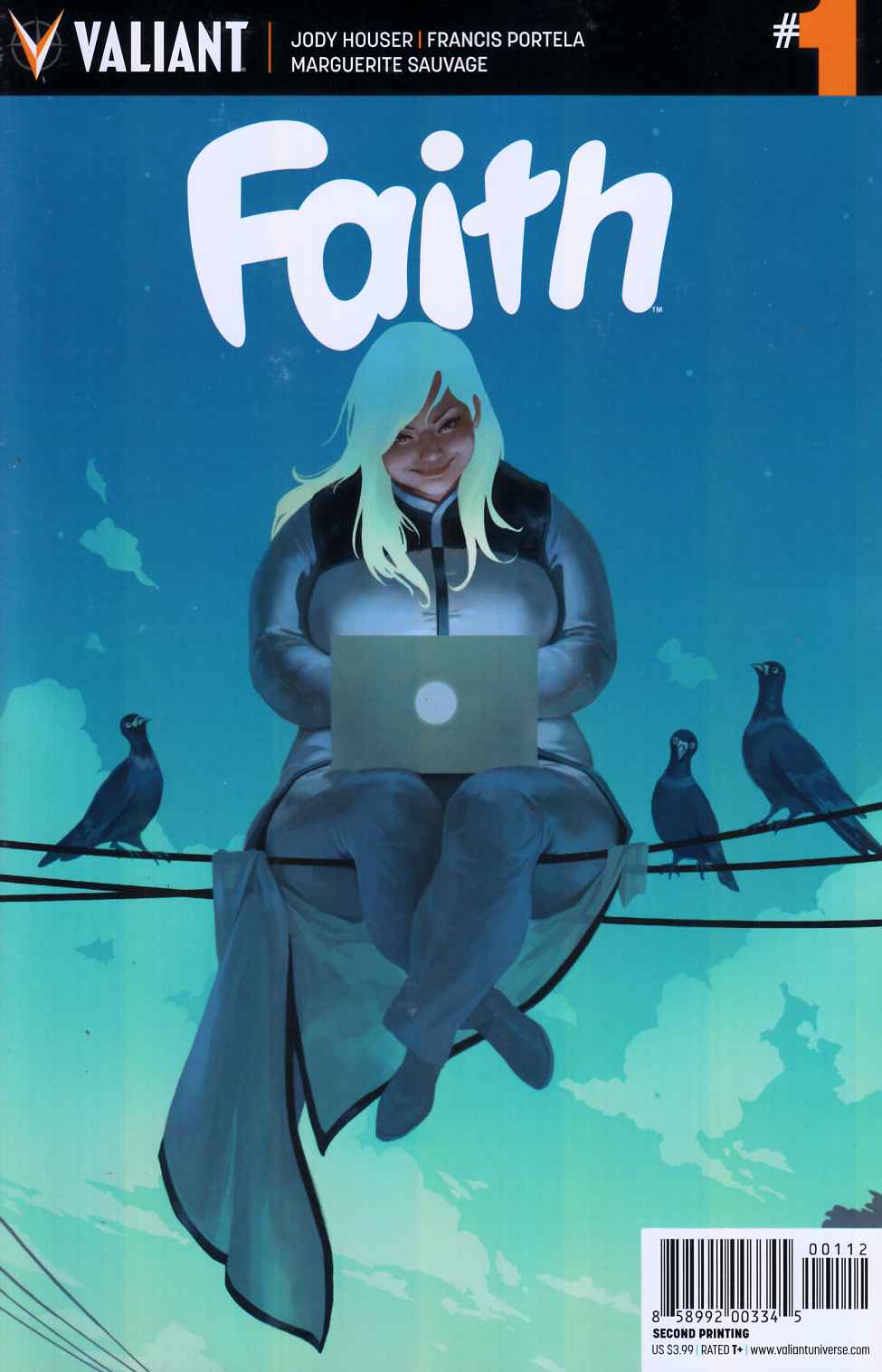 Faith #1 Second Printing [Valiant Comic] LARGE