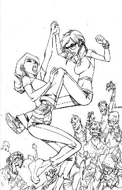 Fanboys vs Zombies #3 Cover D- Garza Sketch Incentive [Comic] LARGE