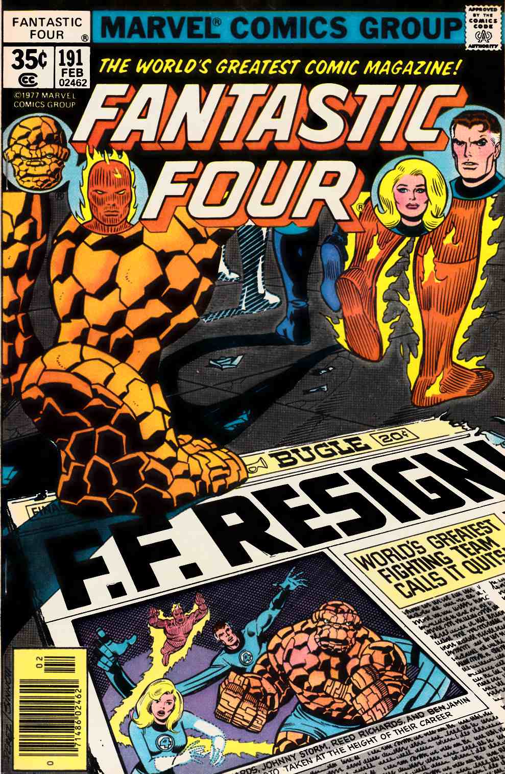 Fantastic Four #191 Fine (6.0) [Marvel Comic] THUMBNAIL