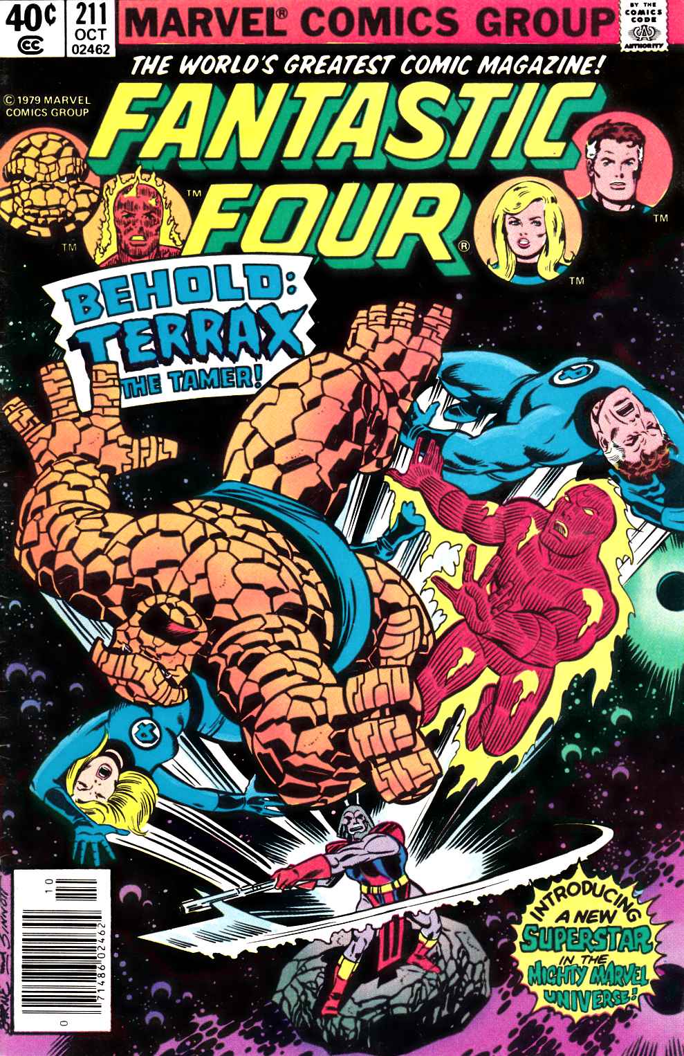 Fantastic Four #211 Newsstand Edition Very Fine (8.0) [Marvel Comic] THUMBNAIL