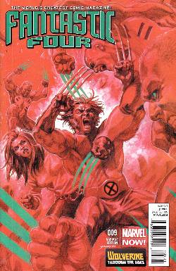 Fantastic Four #9 Wolverine Costume Variant Cover [Comic] LARGE