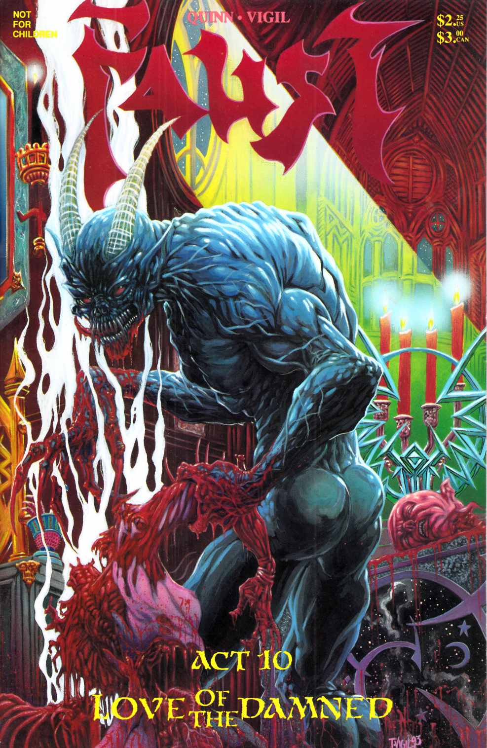 Faust #10 Fine/Very Fine (7.0) [Rebel Comic] LARGE