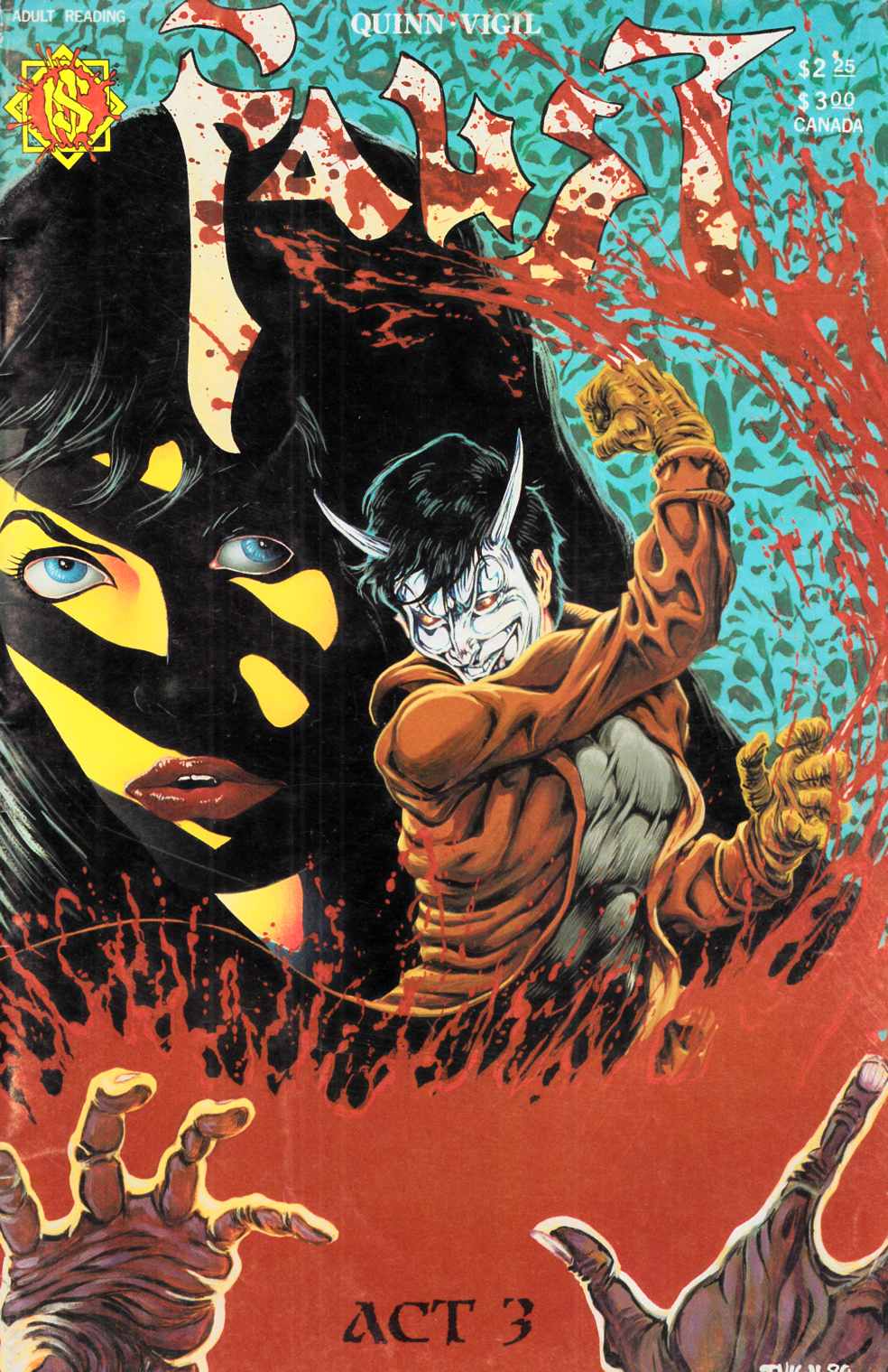 Faust #3 Very Good (4.0) [Northstar Comic] THUMBNAIL