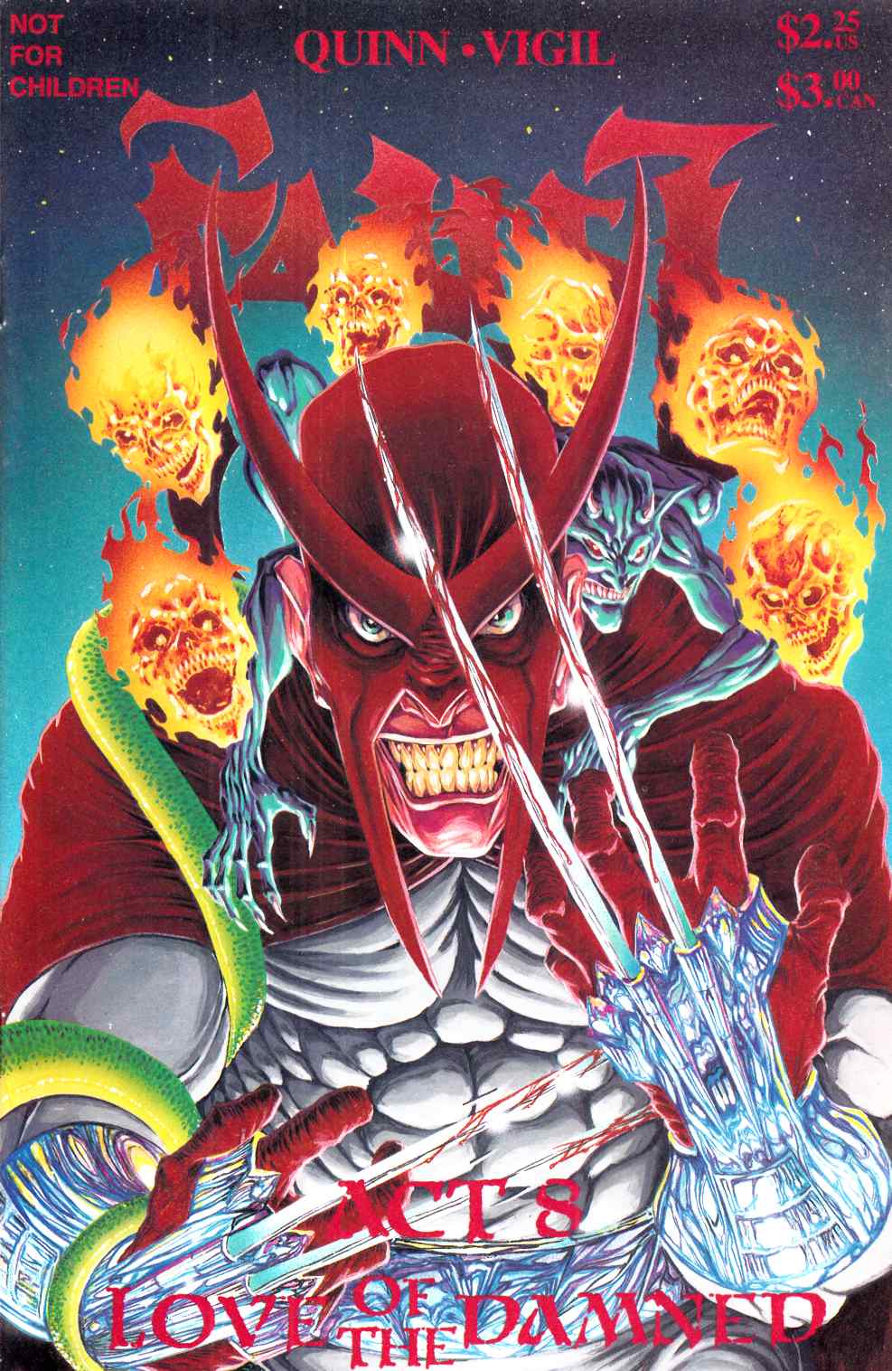 Faust #8 Fine/Very Fine (7.0) [Rebel Comic] LARGE