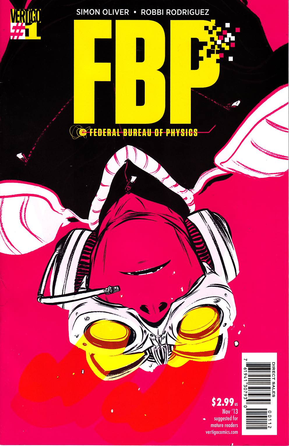 FBP Federal Bureau of Physics #1 (Collider) Second Printing [DC Comic] LARGE