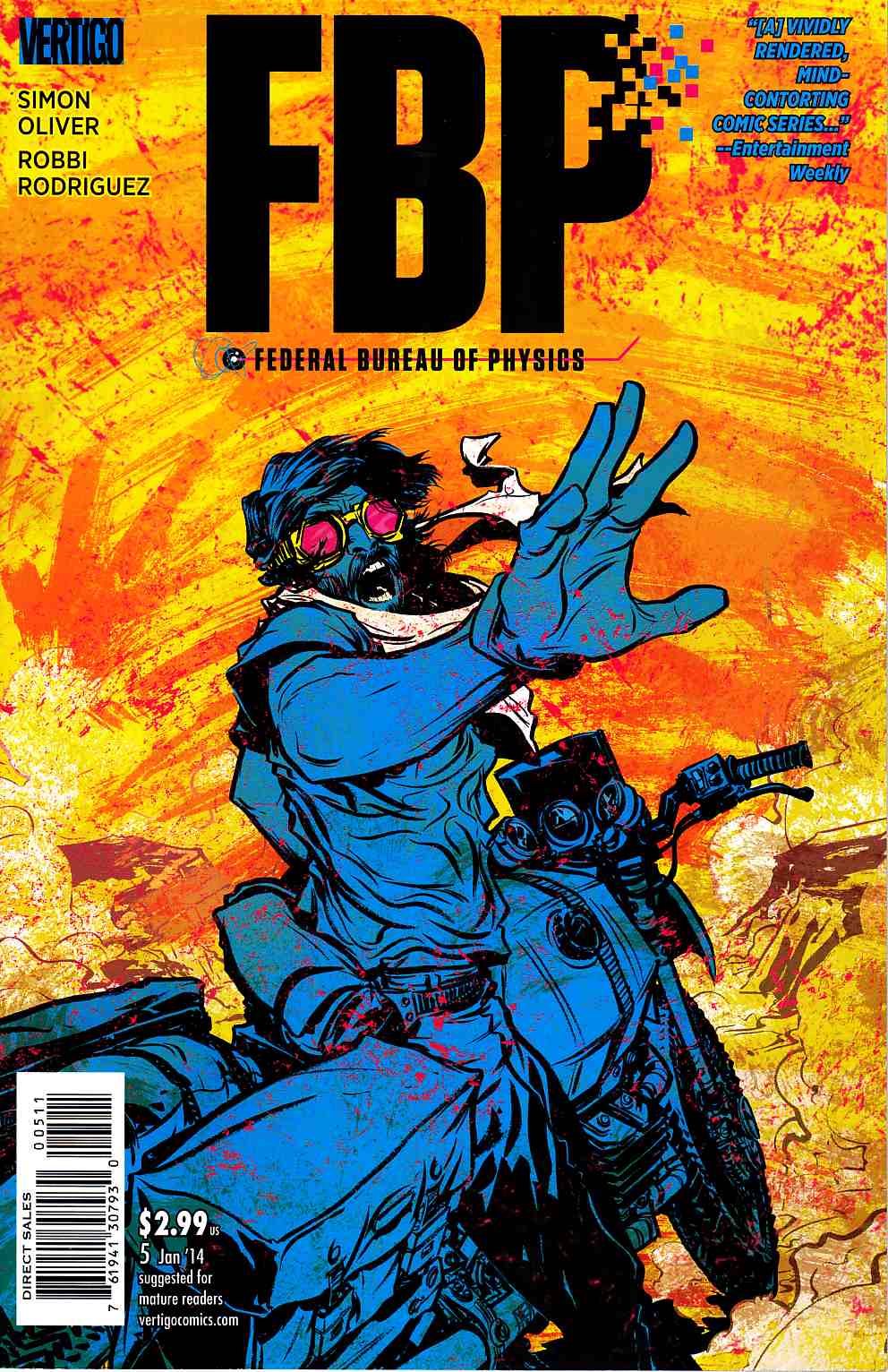 FBP Federal Bureau of Physics #5 [DC Comic] LARGE