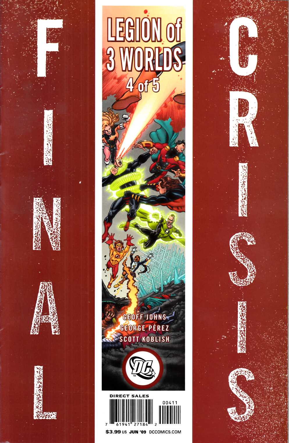 Final Crisis Legion of Three Worlds #4 Cover A Fine (6.0) [DC Comic] LARGE