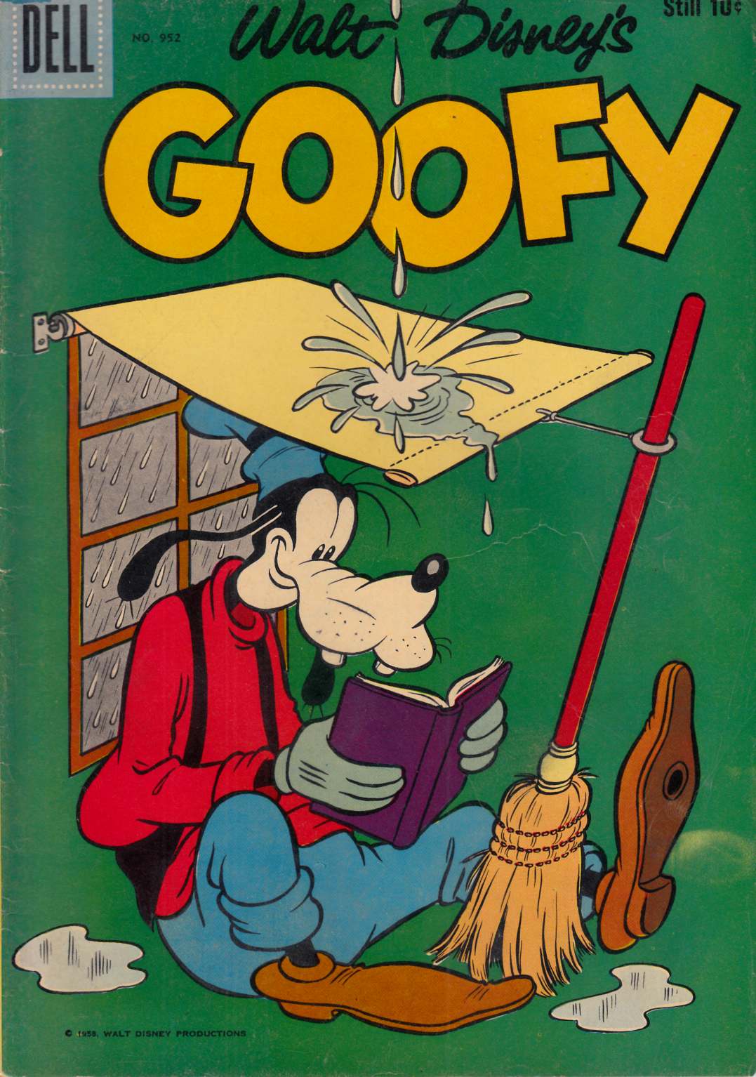 Four Color Comics #952 (Goofy) Fine (6.0) [Dell Comic] LARGE