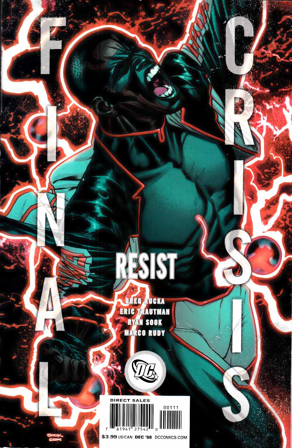 Final Crisis Resist #1 Cover B Very Fine (8.0) [DC Comic] LARGE