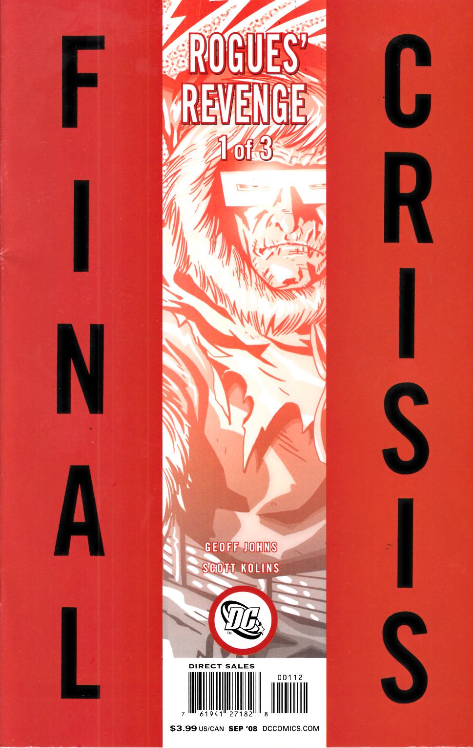 Final Crisis Rogues Revenge #1 Second Printing Very Fine Minus (7.5) [DC Comic] THUMBNAIL