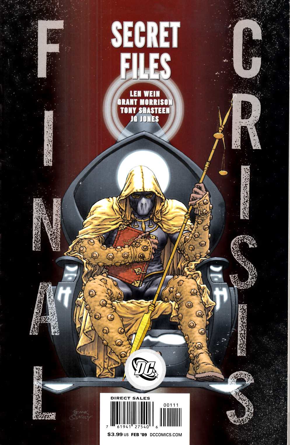 Final Crisis Secret Files #1 Cover B Very Fine (8.0) [DC Comic] LARGE