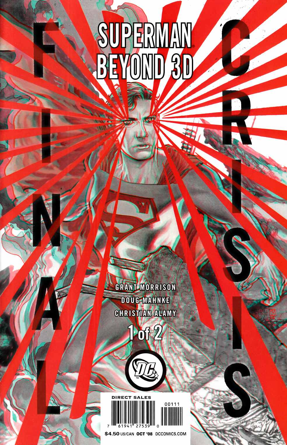 Final Crisis Superman Beyond #1 3-D Very Fine (8.0) [DC Comic] LARGE
