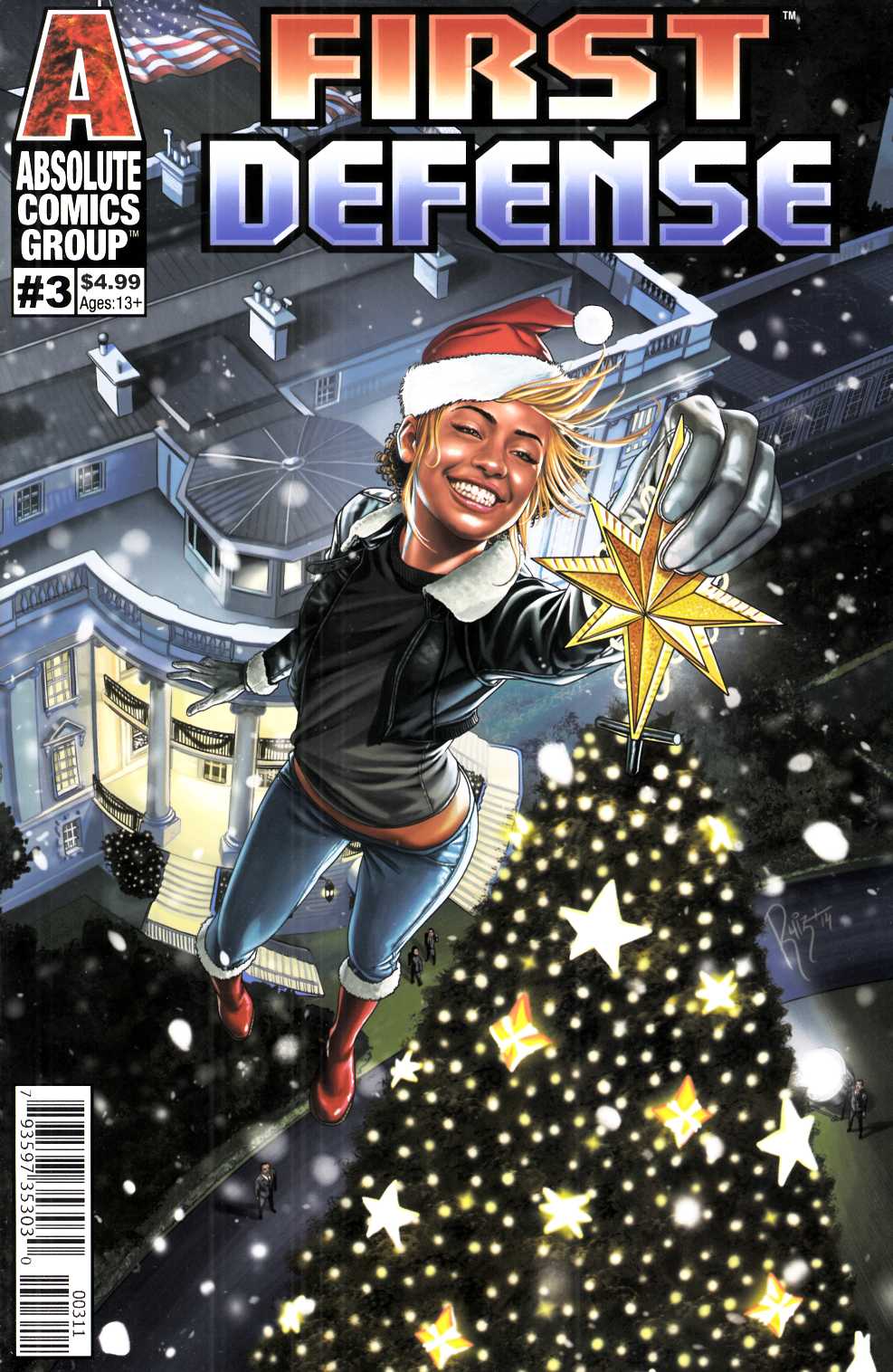First Defense #3 Cover A Near Mint (9.4) [Absolute  Comic] LARGE