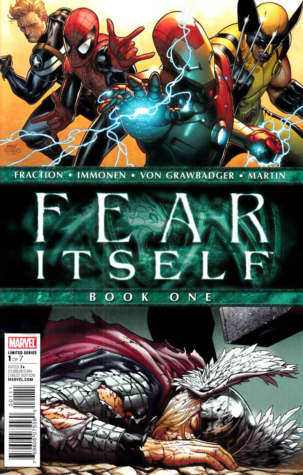 Fear Itself #1 Near Mint (9.4) [Marvel Comic] THUMBNAIL