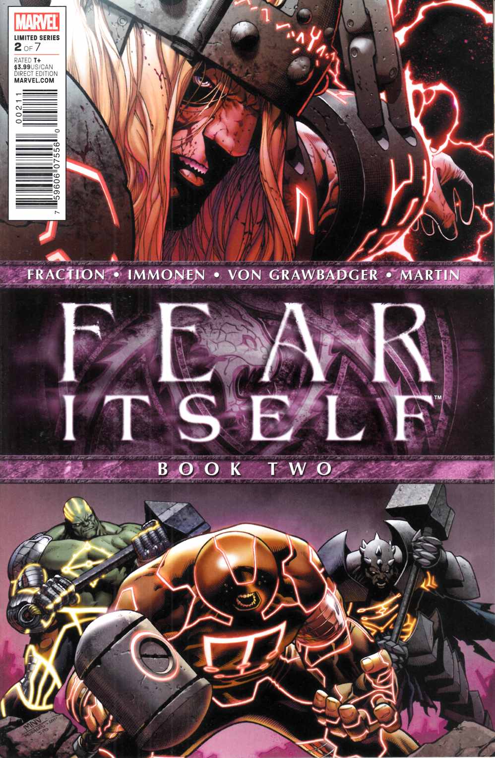 Fear Itself #2 Near Mint (9.4) [Marvel Comic] THUMBNAIL