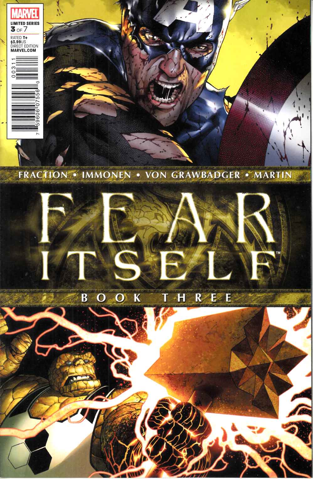 Fear Itself #3 Near Mint (9.4) [Marvel Comic] THUMBNAIL