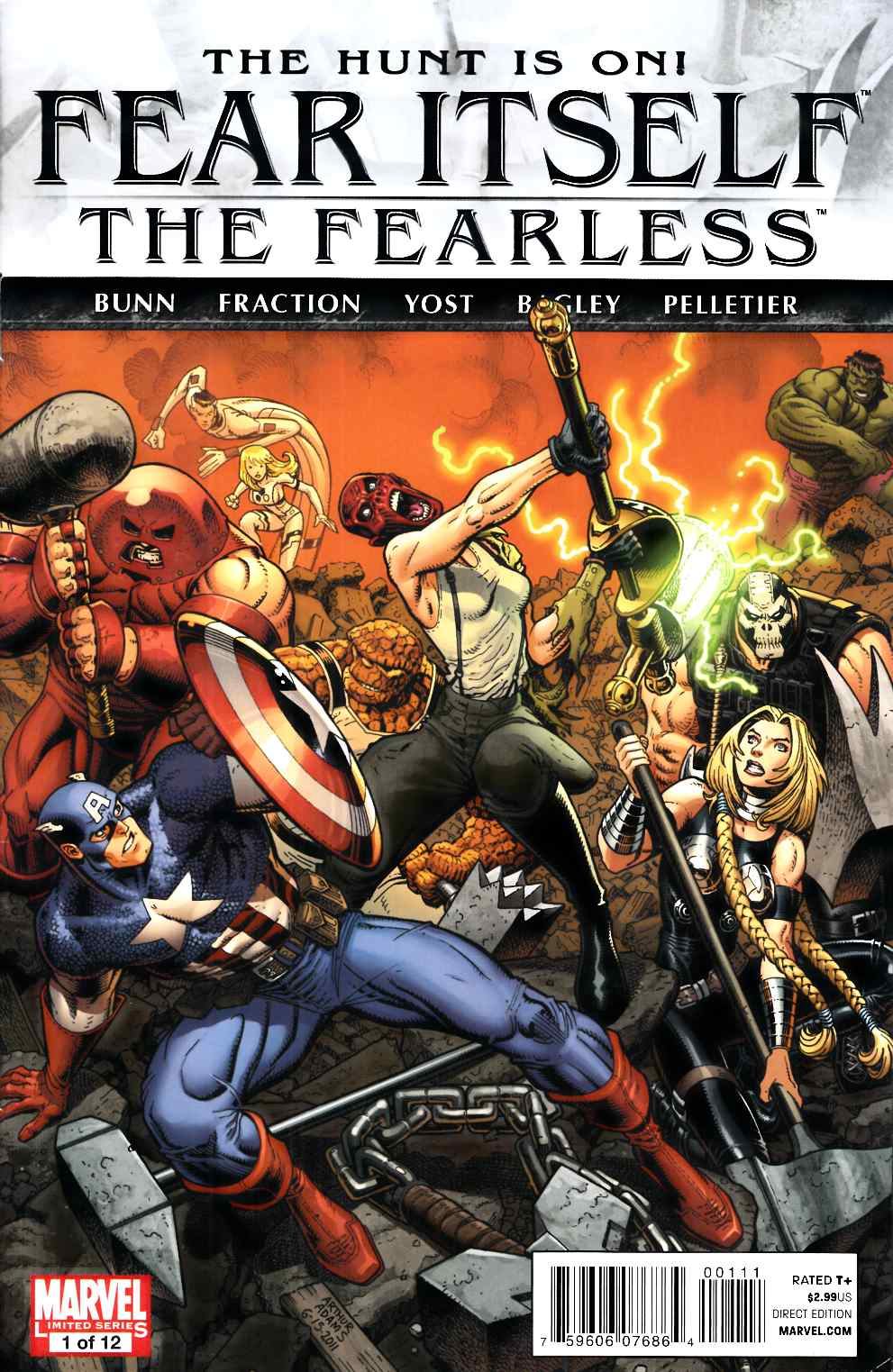 Fear Itself The Fearless #1 Very Fine (8.0) [Marvel Comic] THUMBNAIL