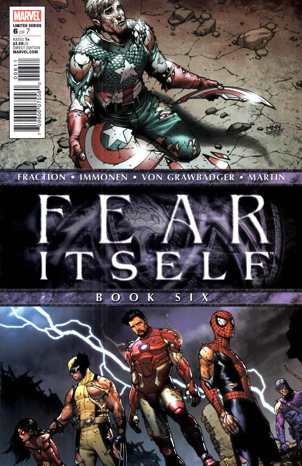 Fear Itself #6 Near Mint  (9.4) [Marvel Comic] THUMBNAIL