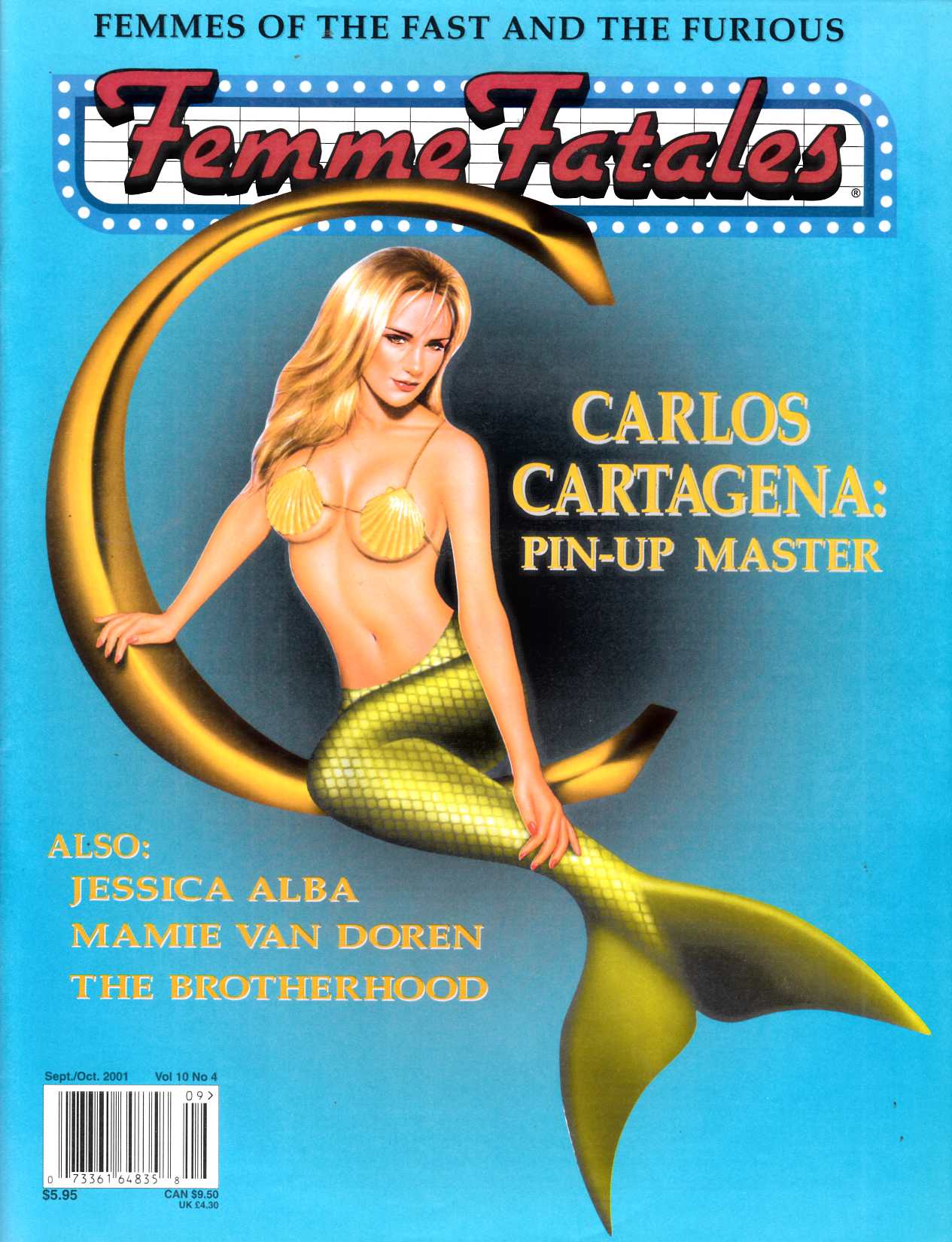 Femme Fatales October 2001 Near Mint (9.4) [CFQ Magazine] LARGE