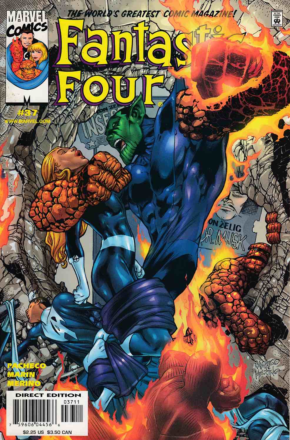 Fantastic Four #37 Near Mint (9.4) [Marvel Comic] THUMBNAIL