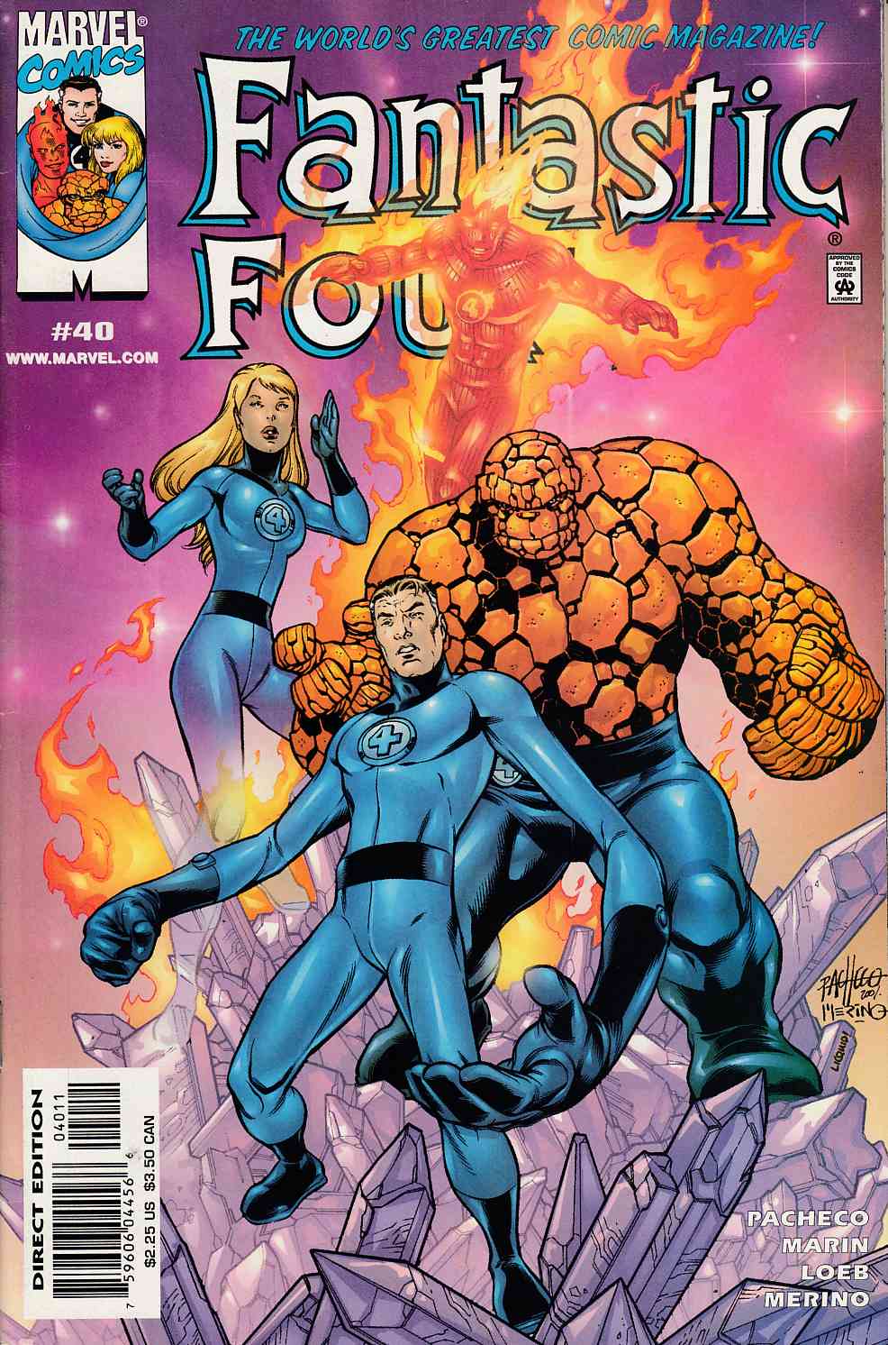 Fantastic Four #40 Near Mint Minus (9.2) [Marvel Comic] LARGE