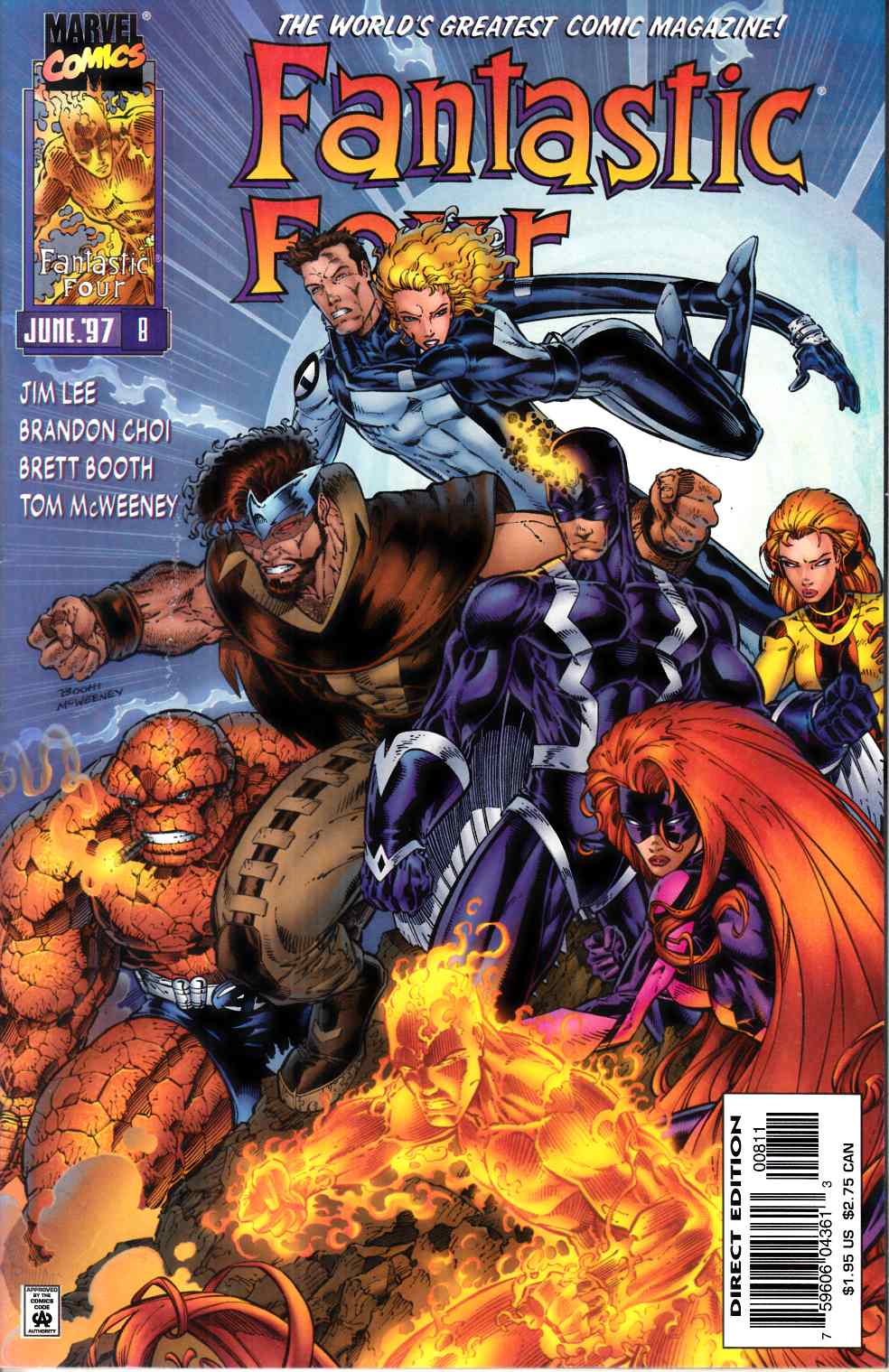 Fantastic Four #8 Very Fine (8.0) [Marvel Comic] LARGE