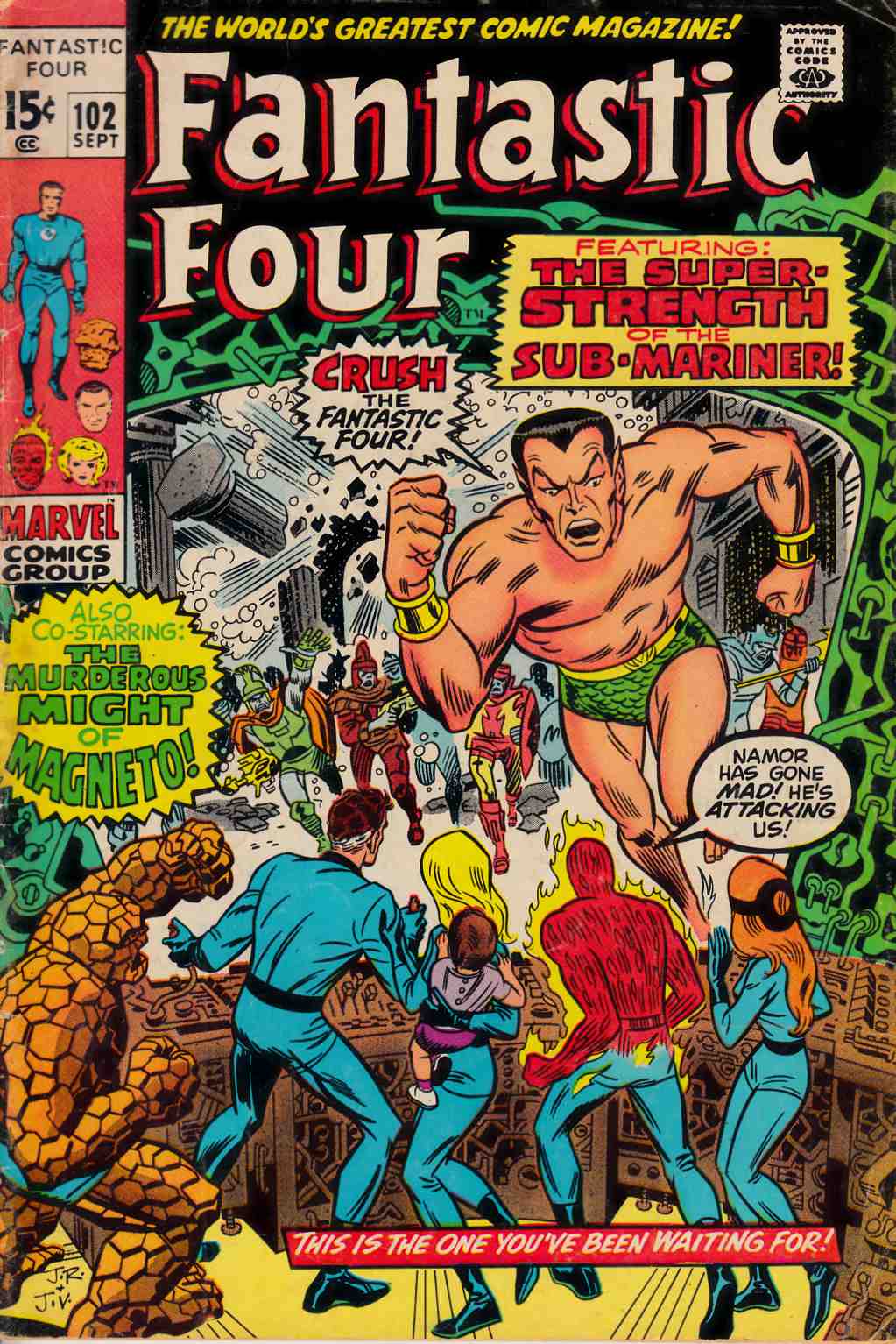 Fantastic Four #102 Very Good (4.0) [Marvel Comic] THUMBNAIL