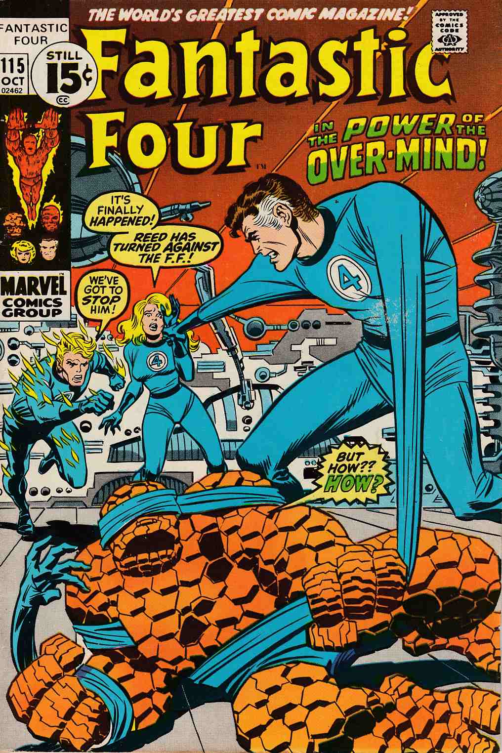 Fantastic Four #115 Fine (6.0) [Marvel Comic] THUMBNAIL