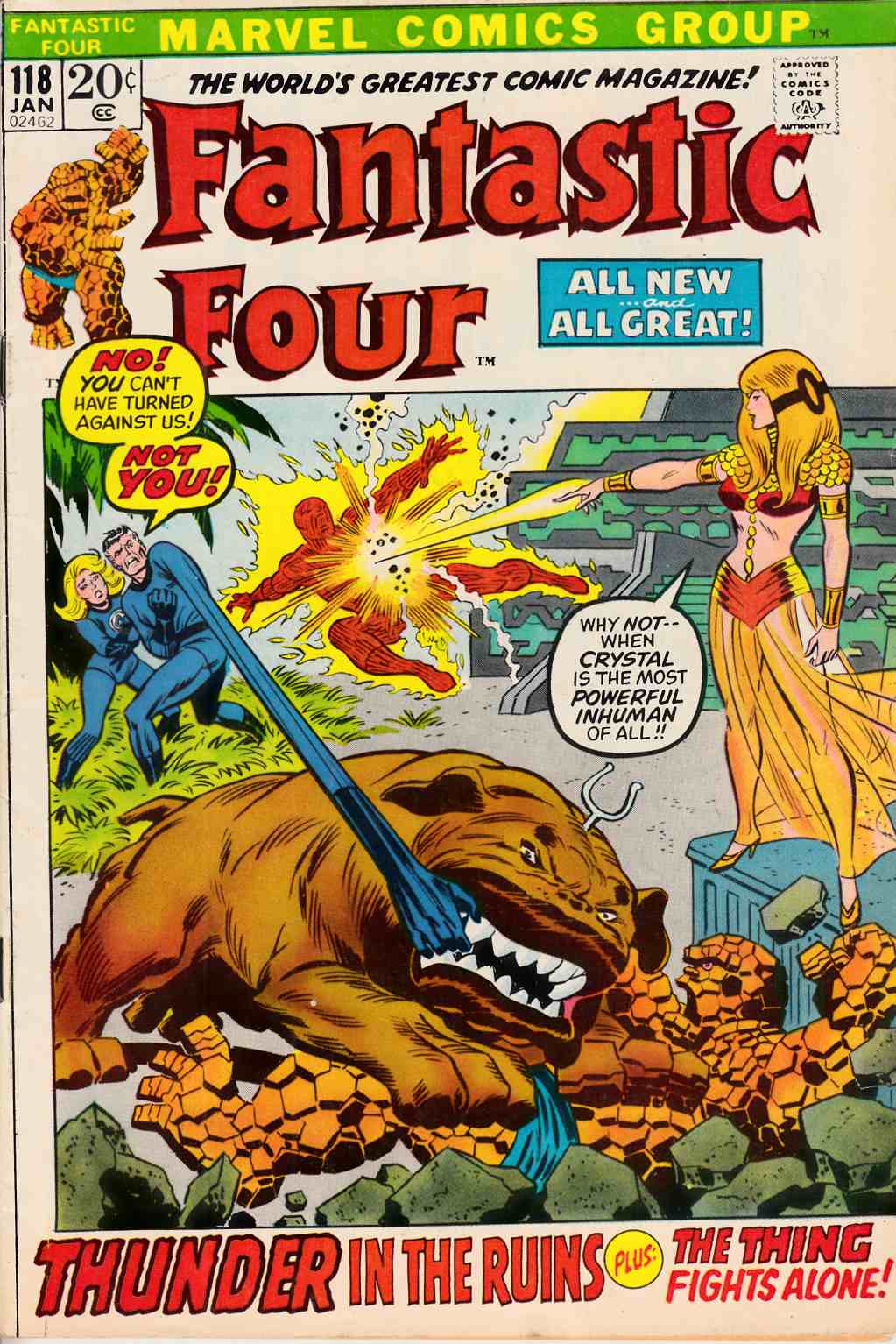 Fantastic Four #118 Very Good/Fine (5.0) [Marvel Comic] THUMBNAIL