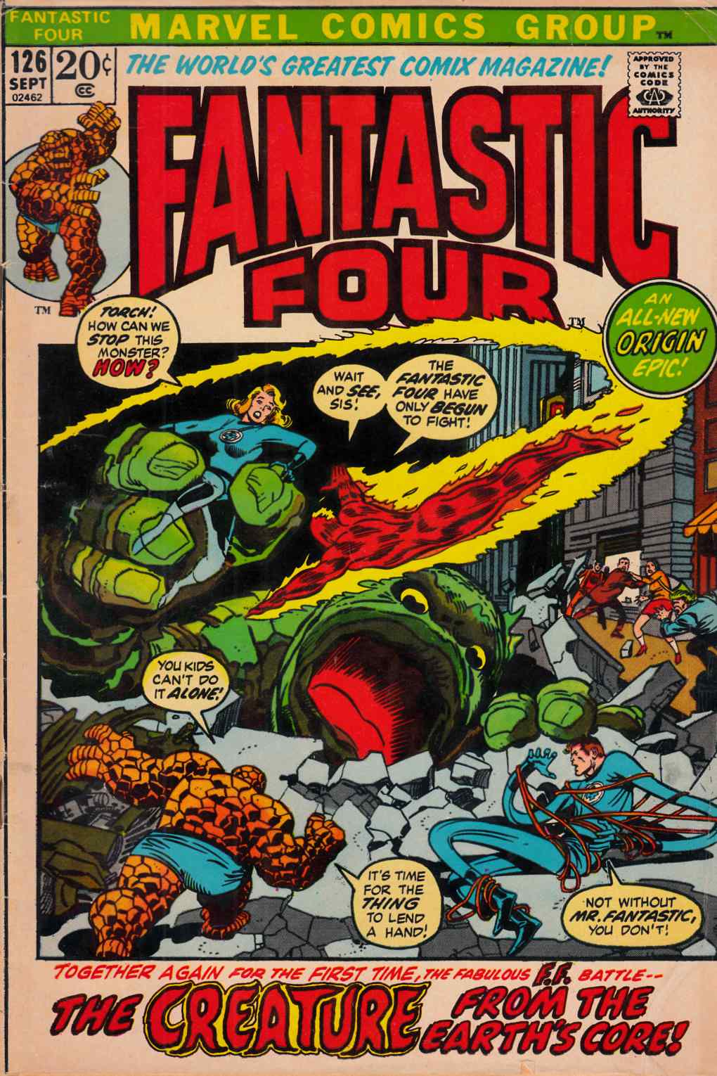 Fantastic Four #126 Good/Very Good (3.0) [Marvel Comic] THUMBNAIL