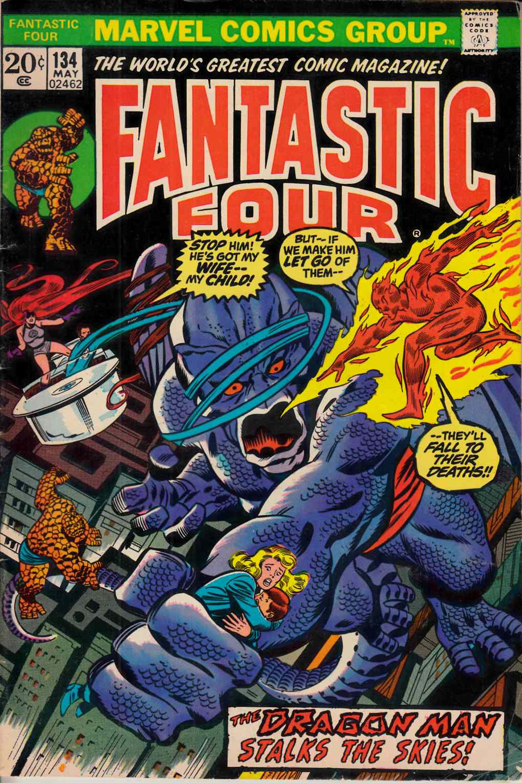 Fantastic Four #134 Fine (6.0) [Marvel Comic] THUMBNAIL