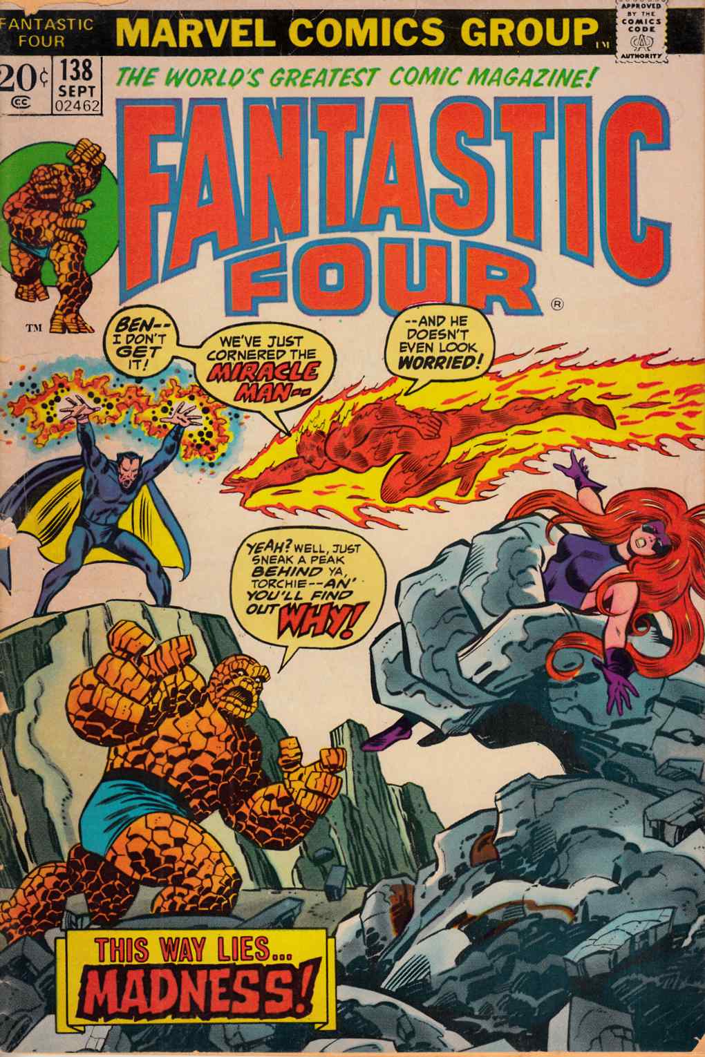 Fantastic Four #138 Good Plus (2.5) [Marvel Comic] THUMBNAIL