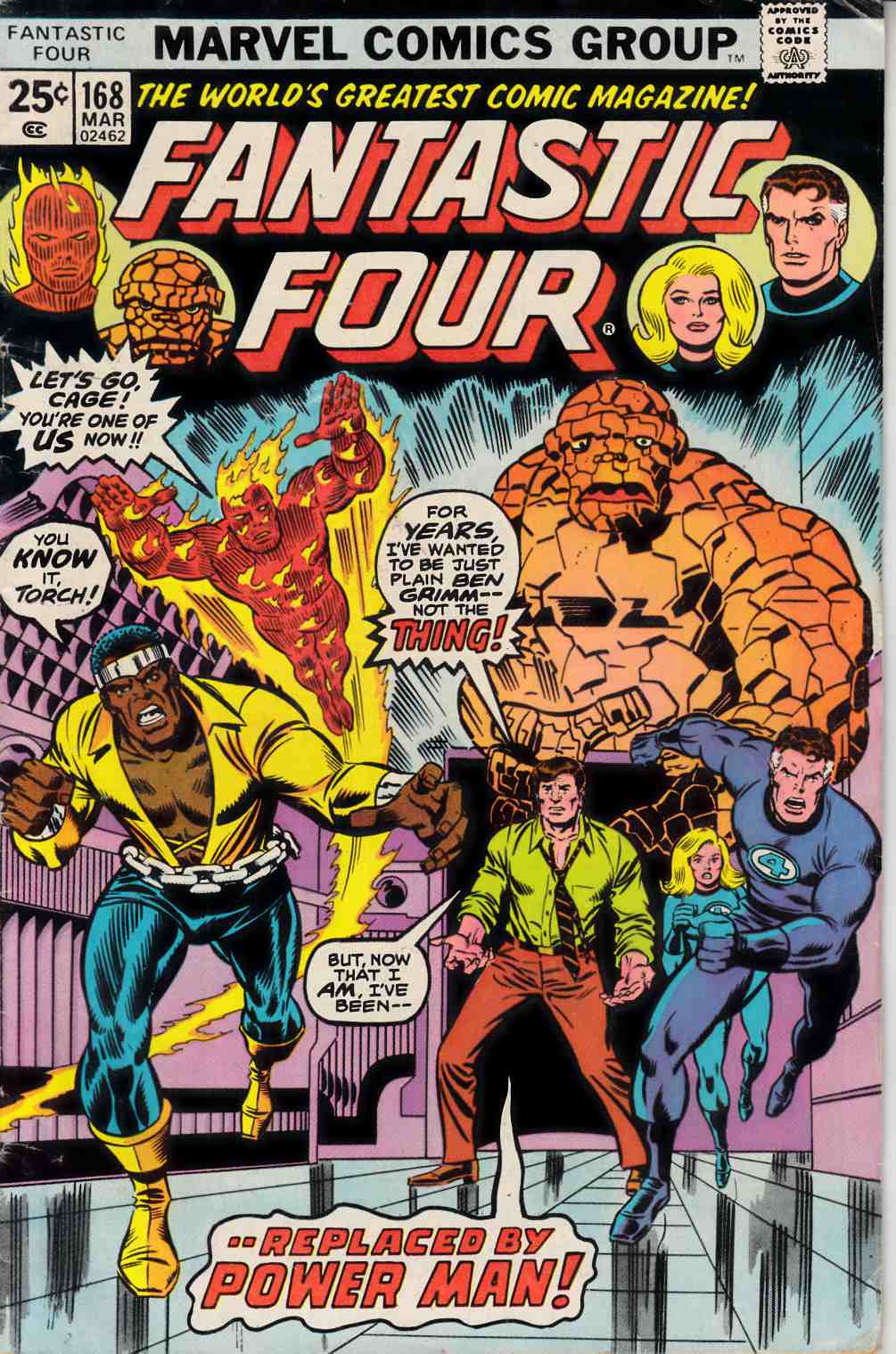 Fantastic Four #168 Very Good Minus (3.5) [Marvel Comic] THUMBNAIL