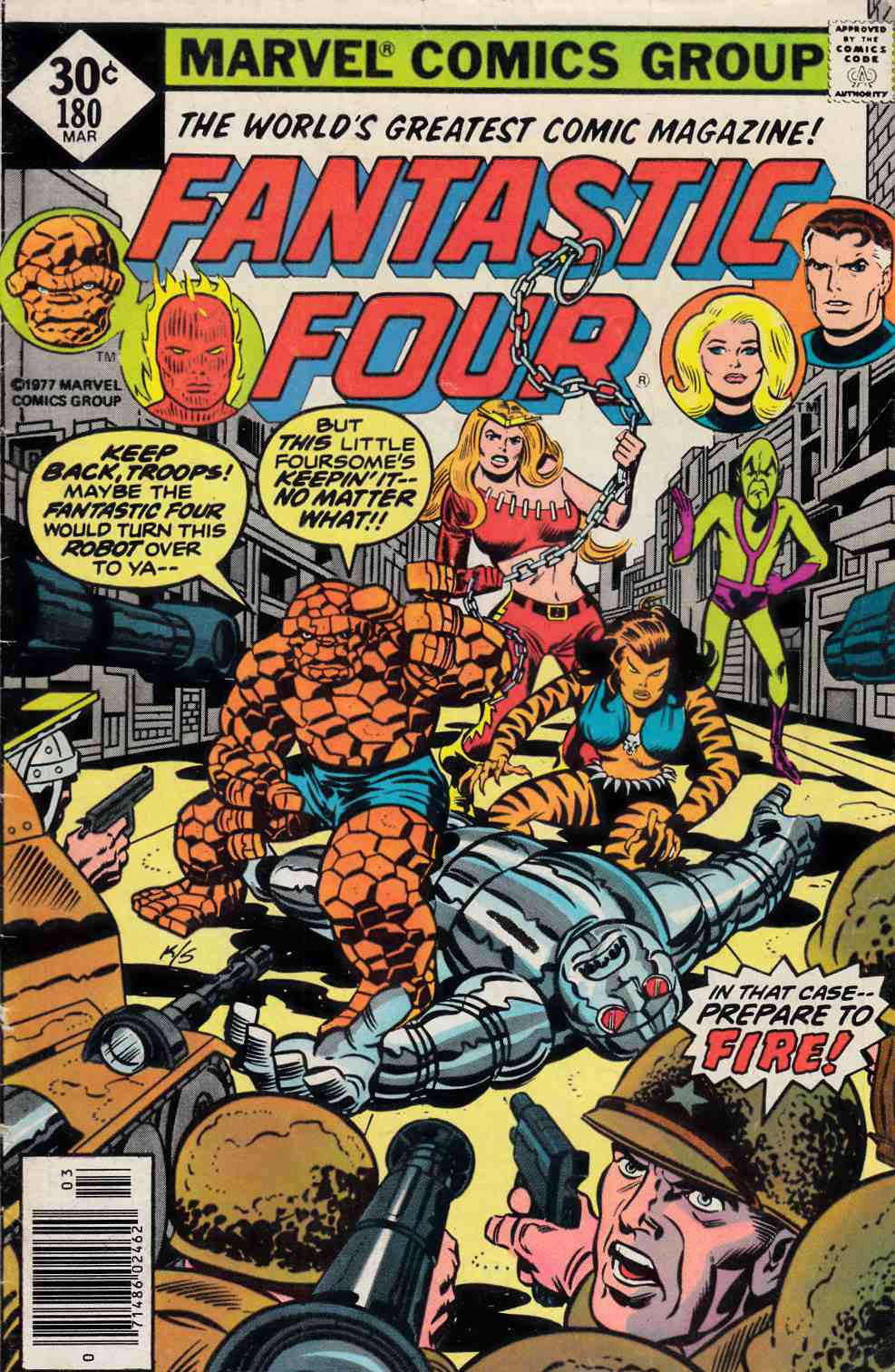 Fantastic Four #180 Very Good (4.0) [Marvel Comic] THUMBNAIL