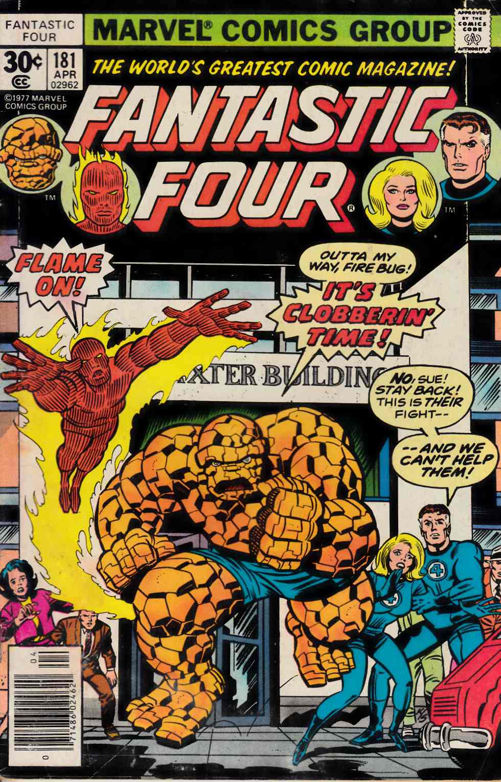 Fantastic Four #181 Good Minus (1.8) [Marvel Comic] THUMBNAIL