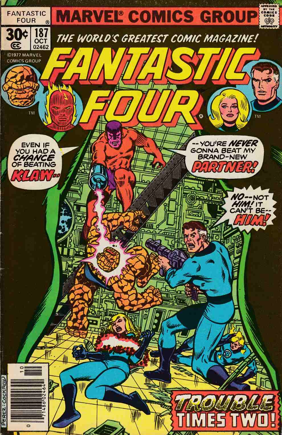 Fantastic Four #187 Fine Minus (5.5) [Marvel Comic] THUMBNAIL