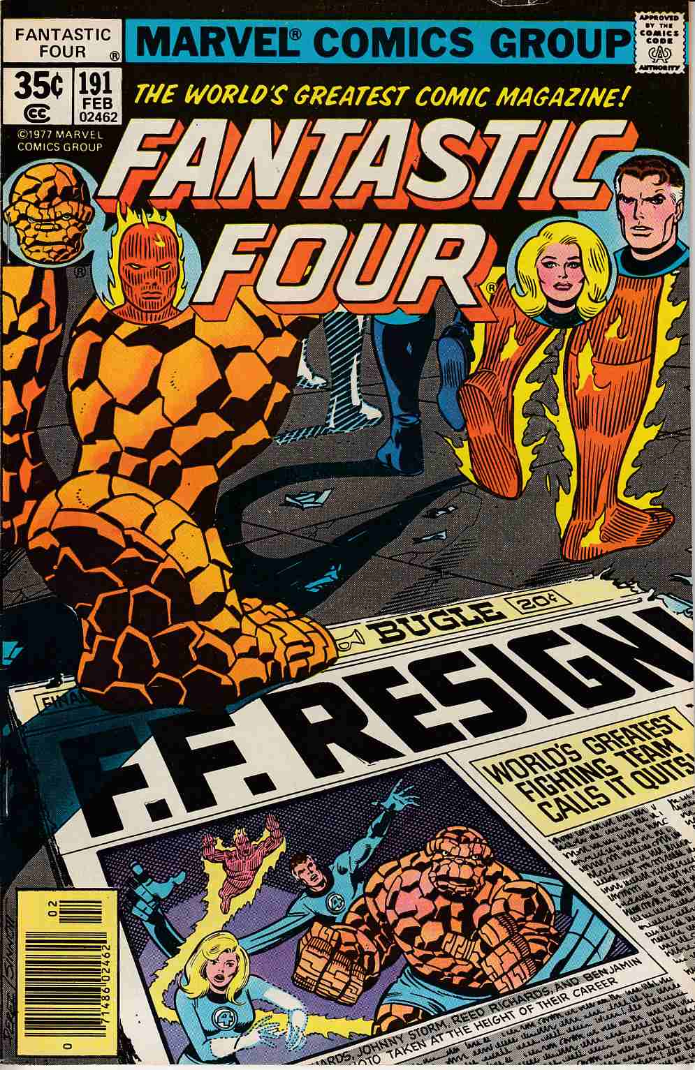 Fantastic Four #191 Very Good/Fine (5.0) [Marvel Comic] THUMBNAIL