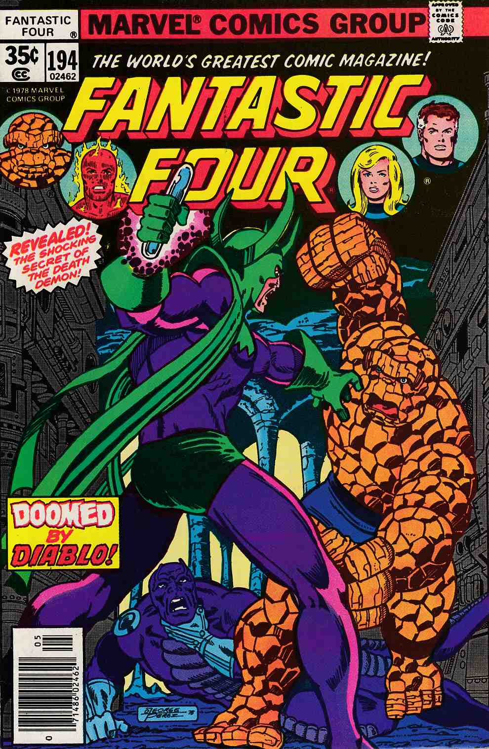 Fantastic Four #194 Very Fine (8.0) [Marvel Comic] THUMBNAIL