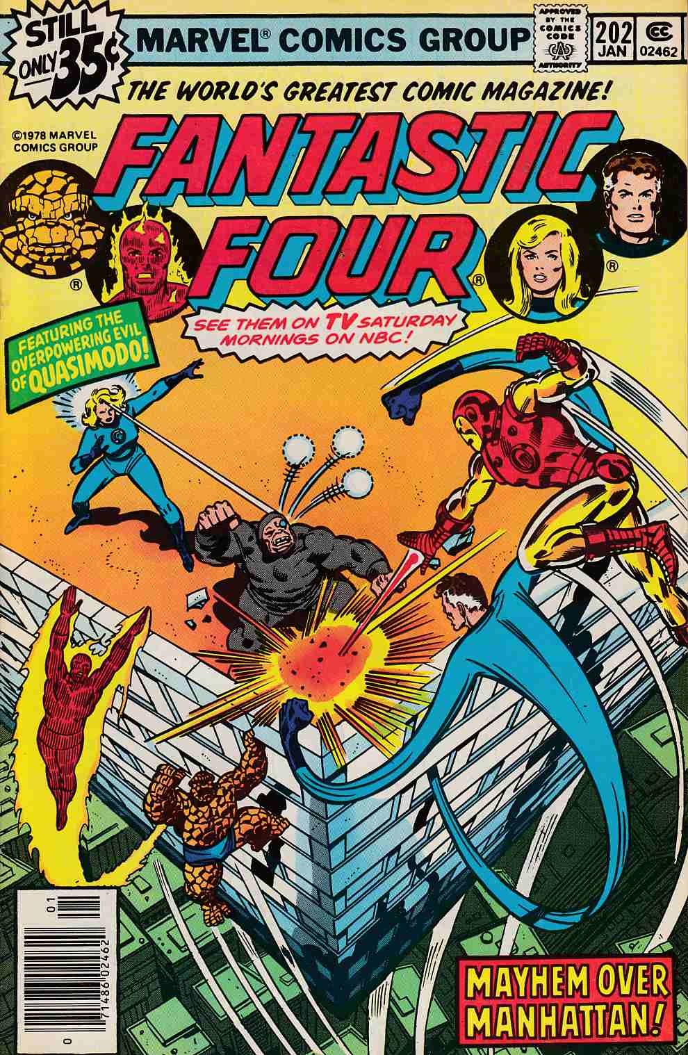 Fantastic Four #202 Fine (6.0) [Marvel Comic] THUMBNAIL