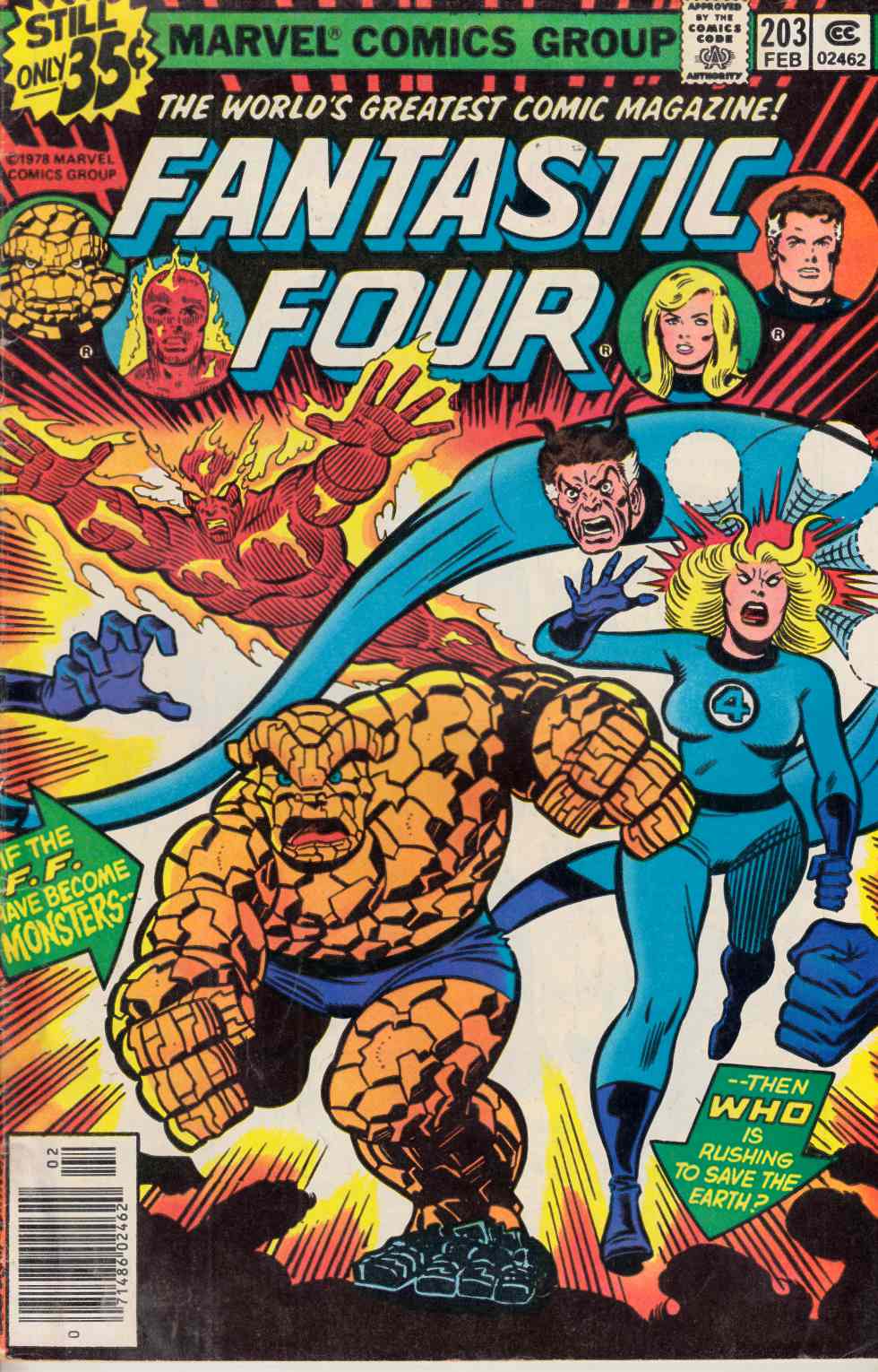 Fantastic Four #203 Very Good (4.0) [Marvel Comic] THUMBNAIL