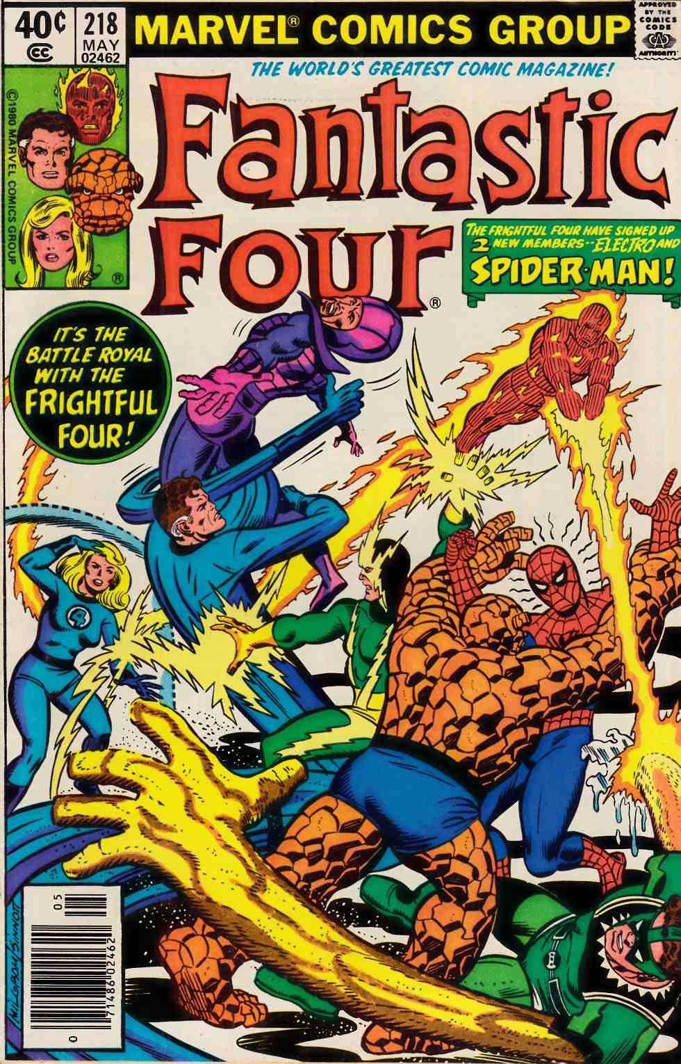 Fantastic Four #218 Newsstand Edition Very Good Plus (4.5) [Marvel Comic] THUMBNAIL