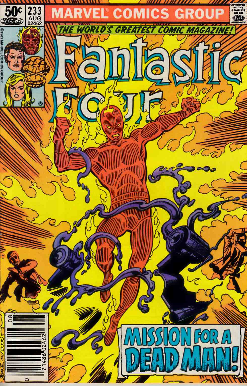 Fantastic Four #233 Newsstand Edition Fine (6.0) [Marvel Comic] THUMBNAIL