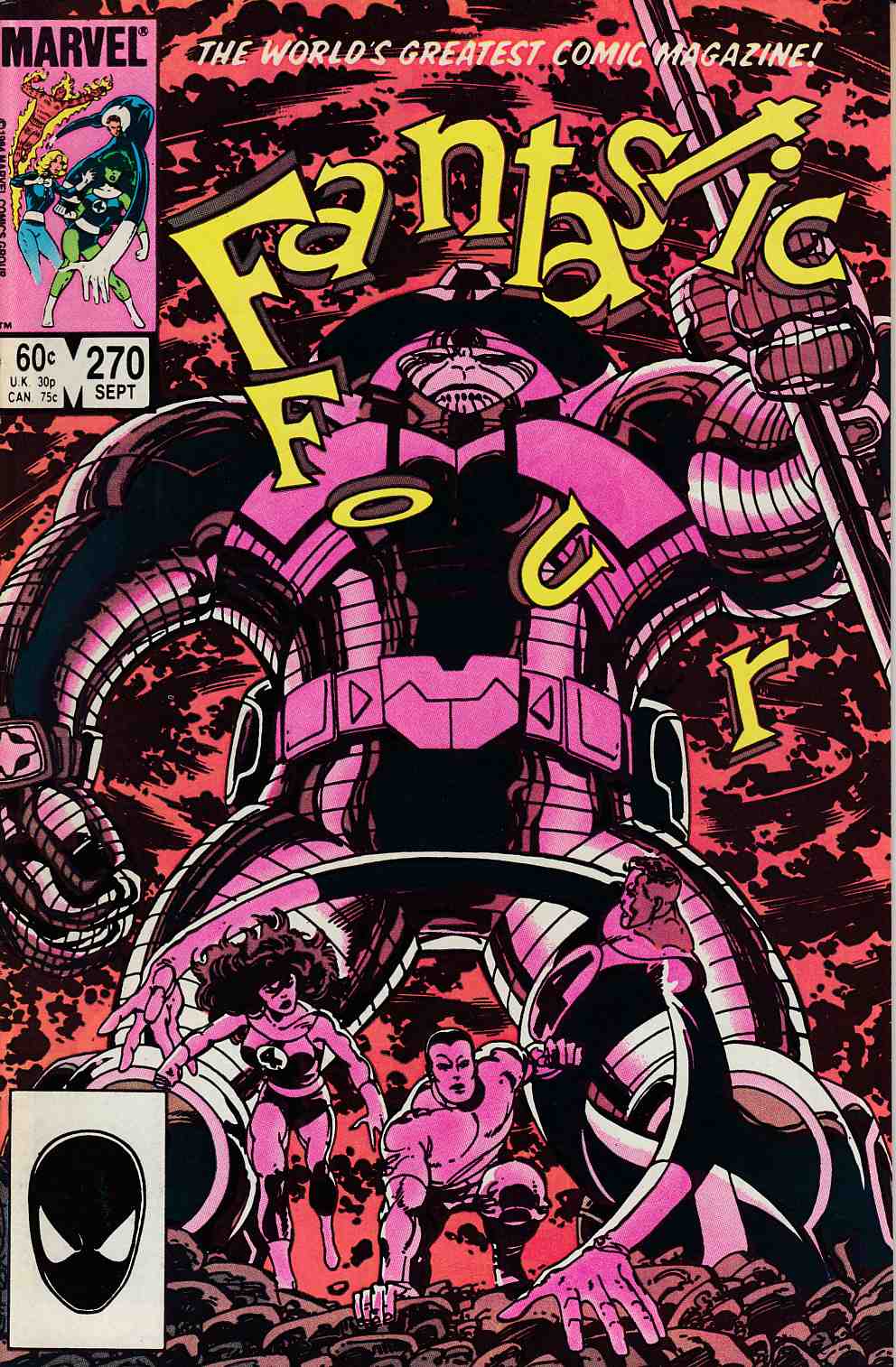Fantastic Four #270 Very Fine/Near Mint (9.0) [Marvel Comic] LARGE