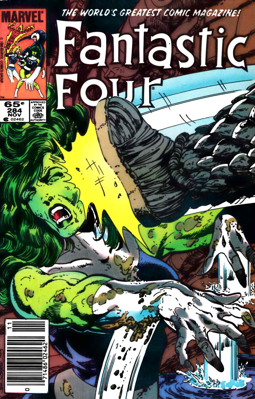 Fantastic Four #284 Newsstand Edition Fine/Very Fine (7.0) [Marvel Comic] LARGE