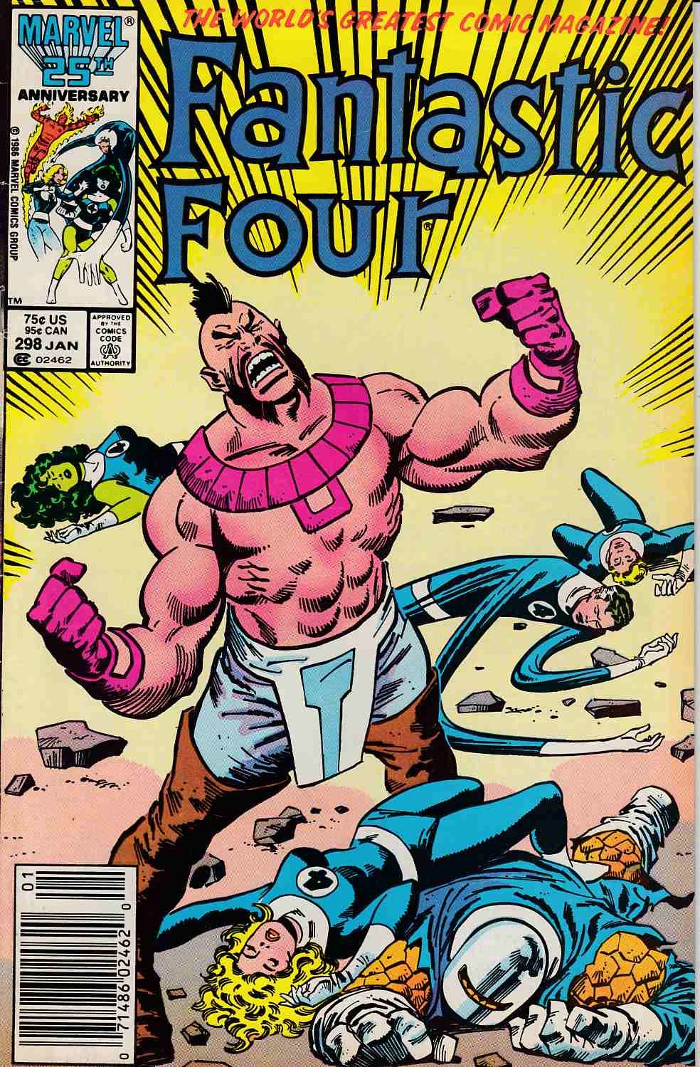 Fantastic Four #298 Newsstand Edition Very Fine (8.0) [Marvel Comic] LARGE