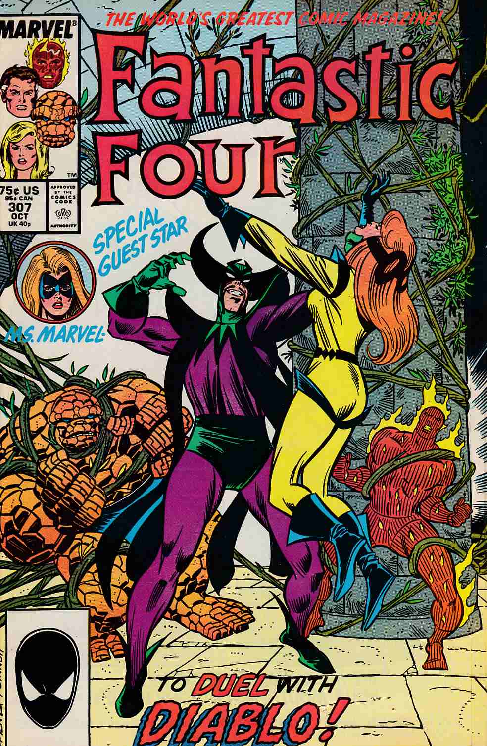 Fantastic Four #307 Near Mint (9.4) [Marvel Comic] LARGE